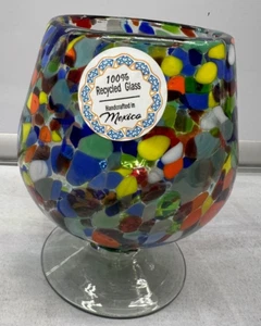 4 tlg Set Konfetti Mosaik Brandy Cognac Gläser Glas Multi Mexico Neu Neu mit Etikett - Bild 1 von 5