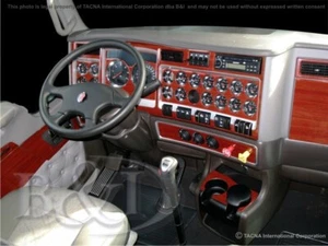 Dash Trim Kit for KENWORTH T660 09 10 11 12 13 14 15 16 17 carbon fiber wood alu - Picture 1 of 4