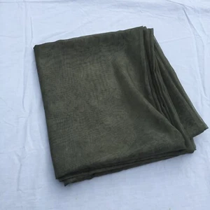 Panel de botín de cortina transparente moteado verde oscuro JC Penney 54" x 248"  - Imagen 1 de 8