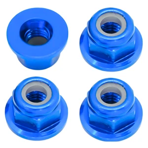 OZRC M3 Nylon Lock Nuts 4pcs Blue Colour for RC Car 1/10 - Picture 1 of 1