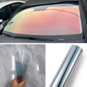 78%VLT Chameleon Red Car Side Window Tint Film Sticker Solar Protect Wrap 1Mx3M - Picture 1 of 19