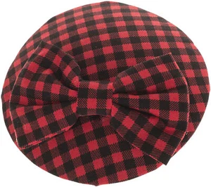 Vintage JAYMIE Schleife BOW Pepita PILLBOX Hütchen Fascinator Rockabilly - Bild 1 von 3