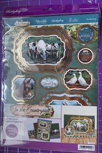 Juego de topper de lujo Hunkydory en el campo en la granja - Imagen 1 de 2