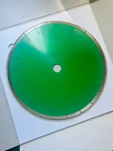 TechDiamondTools, hoja de borde de diamante ranura en J de 12 pulgadas para mármol, porcelana, azulejo - Imagen 1 de 3