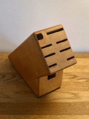 Original Zwilling Profi Messerblock Buchenholz massiv Holz - Bild 1 von 4