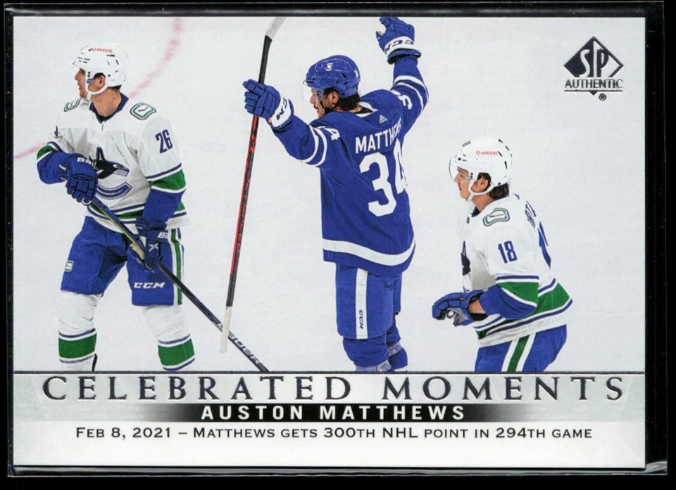 2020-21 SP Authentic Auston Matthews #116 - Image 1 of 2