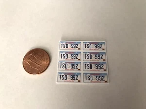 1/18 scale South Dakota license plate decals for your model vehicles - Picture 1 of 2