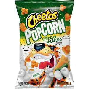 3 Cheetos Popcorn Cheddar Jalapeno 6.5oz Popped Snacks Spicy Cheese Food