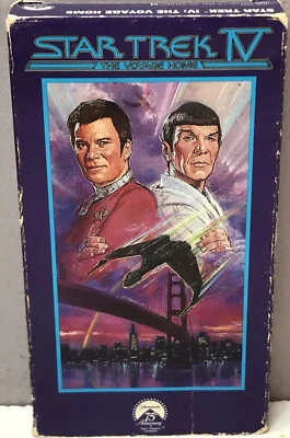 Star Trek IV Voyage Home VHS Tape Movie 4 Shatner Takei VTG 80s Sci-Fi Adventure - Image 1 of 4