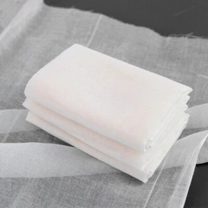 Food Straining Filter Butter Cotton Gauze Cheese Residue Fabric By Metre Crafts - Picture 1 of 10