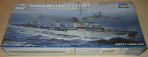 German Zerstorer Z-43 1944 - Trumpeter - 1/700 Scale Ship Model - Sealed - Picture 1 of 2