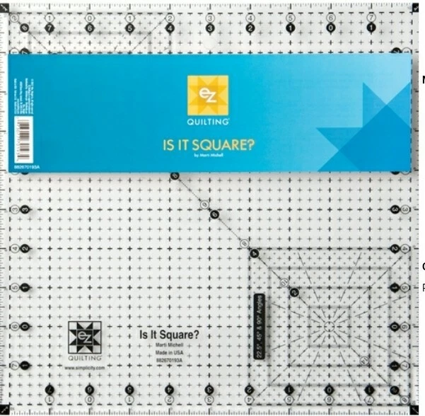 Simplicity Q29 EZ  Is It Square Acrylic Ruler Quilting Patchwork Sewing - Image 1 of 1