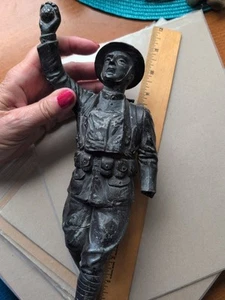 WWI Spirit Of The American Doughboy Cast Soldier Statue, Military, Viquesney - Picture 1 of 24