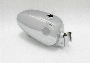 FIT FOR ZUNDAPP KS 50 CROSS 517-52 CHROME PETROL TANK 1975 - Picture 1 of 4