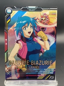Alenbie Biazurie Gundam Arsenal Base Foil Master Raro Bandai giapponese UT06-054 - Foto 1 di 9