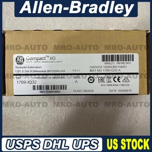 New Factory Sealed AB 1769-IQ32 /A CompactLogix 24V DC Input Module 1769IQ32 US - Picture 1 of 4