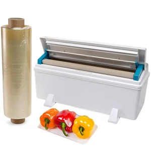 WP-179D 12" WrapMaster Dispenser with 12" x 2000' Food Film Roll – Complete F... - Picture 1 of 7