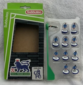 Vintage 1995 Subbuteo 63802“Chelsea” Full Team Lightweight FA Premier League+Box - Picture 1 of 5