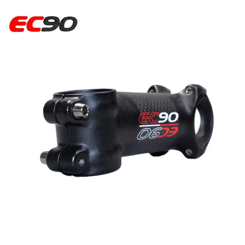 EC90 Full Carbon Fiber Bicycle Stem Road Bike 6/17° Stems Riser Rod 31.8-28.6mm - Image 1 of 4
