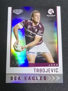 2025 Elite NRL S62 JAKE TRBOJEVIC Silver Manly Sea Eagles  - Picture 1 of 2