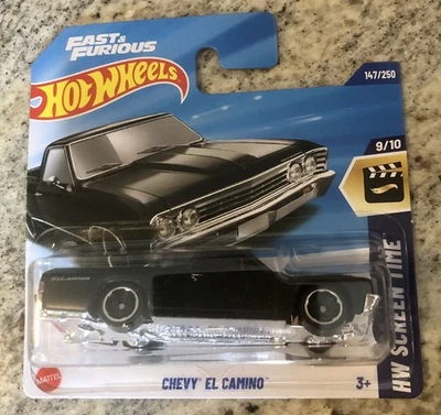 Hot Wheels CHEVY EL CAMINO NERA FAST & FURIOUS 2025 1:64 - Immagine 1 di 2