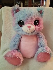 Gato Rosa Pastel Arco Iris 15" Peluche Sentado 2022 Walmart Peluche Gatito - Imagen 1 de 10