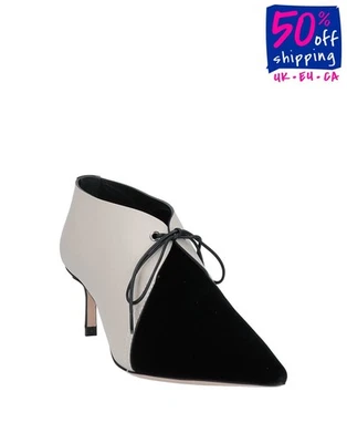 RRP€885 GIORGIO ARMANI Leather Booties US8 UK6 EU39 Black Made in Italy - Image 1 of 4