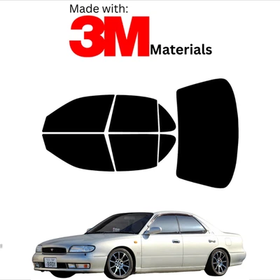 Tinte de ventana precortado para Nissan Altima Sedán 93-97 cerámica estable hecho con 3M Foto 1 de 4