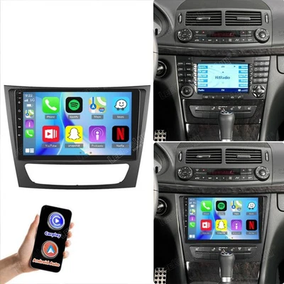 2G+64G Car Radio Android 15 Carplay For Mercedes Benz E-W211 E320 E500 E350 RDS Foto 1 de 4