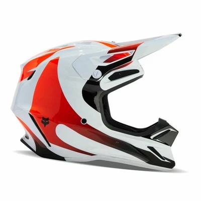 Fox Racing V3 Magnetic White Helmet - Imagem 1 de 4
