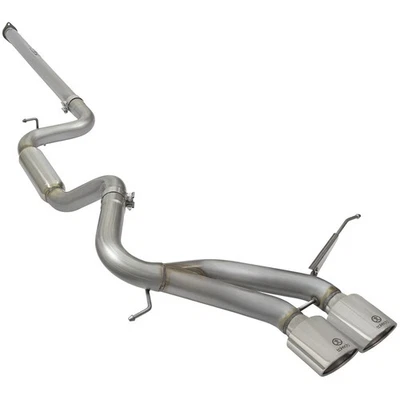 aFe 49-33083-P Takeda Stainless Cat Back Exhaust for 2013-2018 Ford Focus ST 2.0 - Image 1 of 4