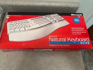 New Microsoft Natural Keyboard Elite PS/2 USB Ergonomic Split Keyboard 286-00082 - Picture 1 of 13