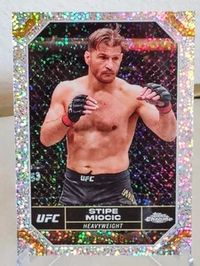 2024 Topps Chrome UFC Stipe Miocic Speckle Refractor /299 - Picture 1 of 2