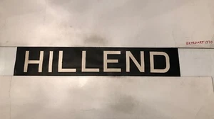 Edinburgh 212 Vintage Leinen Zielbus Jalousie 1975 29"" - Hillend - Bild 1 von 5