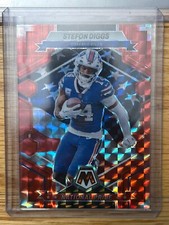 2023 Panini Mosaic Stefon Diggs #270 National Pride Red Mosaic parallel Bills
