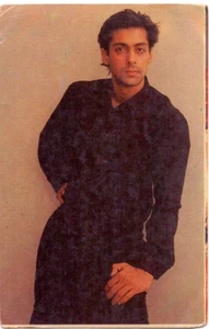 Bollywood  Salman Khan  Super Star Vintage Postcard Unposted - Picture 1 of 2