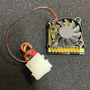 486 CPU Fan & Heatsink With Premium 11 Blade Fan With Molex Power - Picture 1 of 5