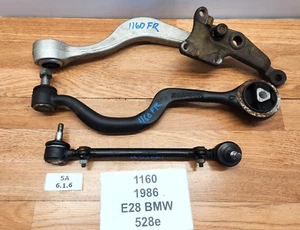 ✅ FOR 82-88 BMW E28 528e Front Suspension Passenger Side Control Arm Tie Rod SET - Picture 1 of 24