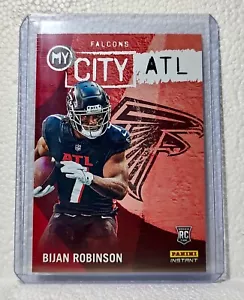 Bijan Robinson 2023 Panini NFL #25 My City Football Card Falcons 1/344 - Bild 1 von 2