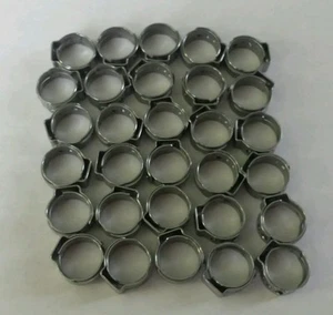 25 pack 5/16 inch hose seadoo fuel line clamps ski doo bombardier polaris carb - Picture 1 of 2