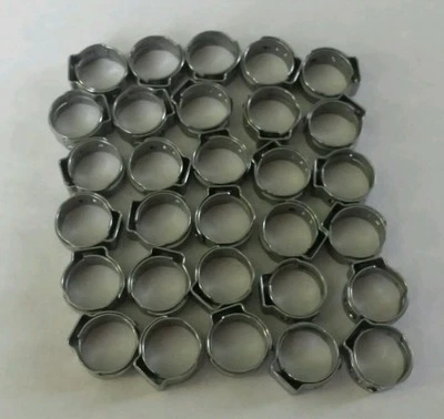 25 pack 5/16 inch hose seadoo fuel line clamps ski doo bombardier polaris carb - Image 1 of 2