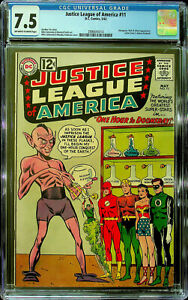 Justice League of America #11 (May 1962, DC) CGC 7.5 Cert#3996645014