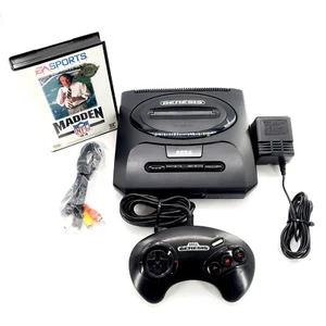 Sega Genesis Model 2 Console Bundle MK-1631 w/ Madden, Controller, Cables Tested - Picture 1 of 12