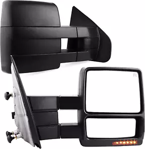 Ford F150 Towing Mirrors LED Power Heated Tow Mirrors for 2007-2014 Ford F 150 - Bild 1 von 9