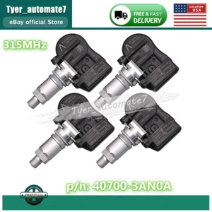 TPMS For 2017-2020 Nissan Nv200 Tire Pressure Monitoring Sensor 315MHz Set of 4 - Picture 1 of 13