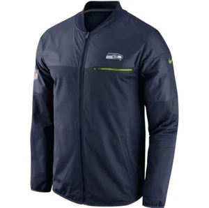NFL Seattle Seahawks Nike Elite Hybrid Performance Jacket Sweatshirt Sweater M - Picture 1 of 11