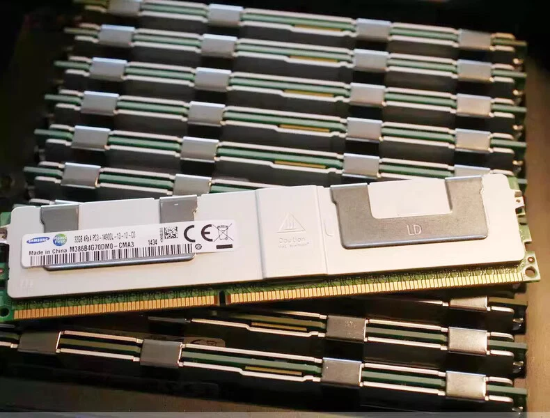 Samsung 32GB 4Rx4 PC3-14900L DDR3 1866 1.5V ECC LRDIMM Memory RAM Free Shipping - Image 1 of 1