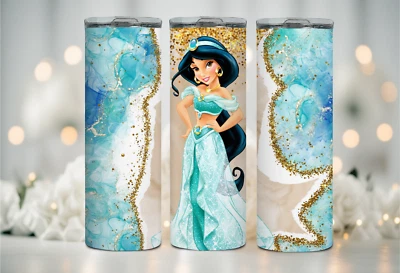 Princess, 20oz Tumbler, Hot/Cold, Straw, Stainless Steel, Leak Proof, (#128) - Image 1 of 2