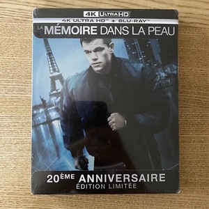 Die Bourne Identität 4K Ultra HD ohne dt. Ton Steelbook Blu-ray 20th Anniversary - Bild 1 von 2