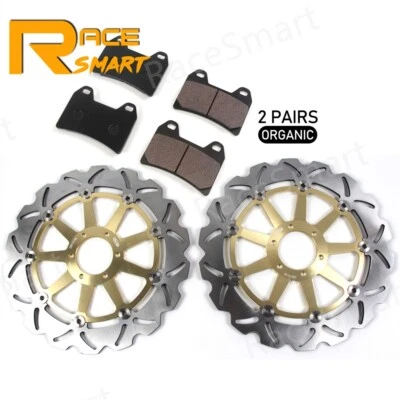 Front Brake Disc Rotors Pads For Ducati 748S 2000-2002 Monster S4R 996 2003-2006 - Image 1 of 4